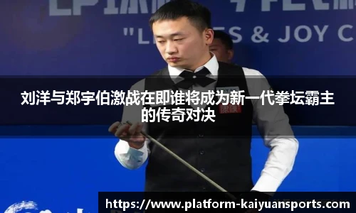 刘洋与郑宇伯激战在即谁将成为新一代拳坛霸主的传奇对决